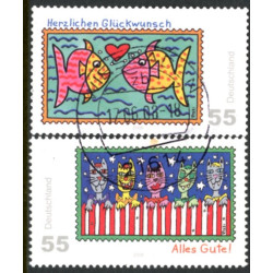 Tyskland. 2008. Hilsenfrimærker. AFA nr. 3541-42 **          (o)
