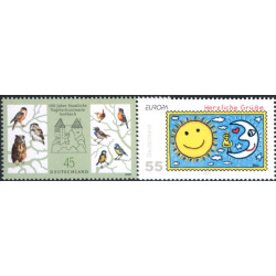 Tyskland. 2008. Fuglebeskyttelse og Europamærke. AFA nr. 3556-57 **      (o)