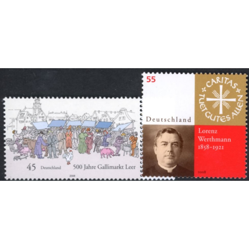 Tyskland. 2008. Tradition og Werthmann. AFA nr. 3584-85 **            (o)