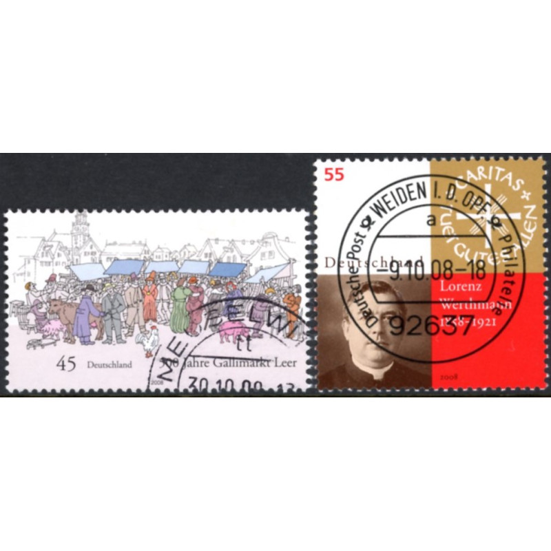 Tyskland. 2008. Tradition og Werthmann. AFA nr. 3584-85 **            (o)