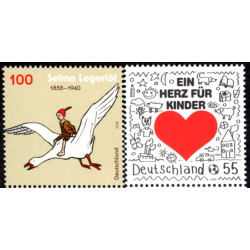 Tyskland. 2008. Lagerløf og Et hjerte for børn. AFA nr. 3590-91 **         (o)