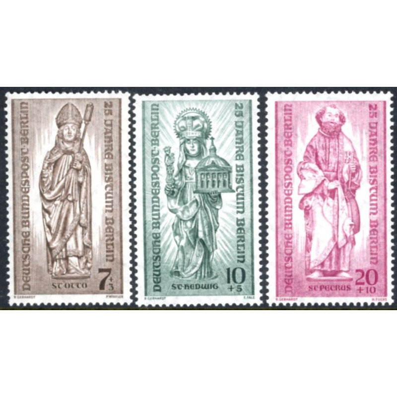 Berlin. 1955. Bispedømme. AFA nr. 131-33 **         (o)