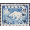1956. Provisorier 60/40 Øre. AFA nr. 37 stemplet