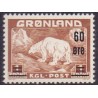 1956. Provisorier 60 Øre/1 kr. AFA nr. 38 postfrisk