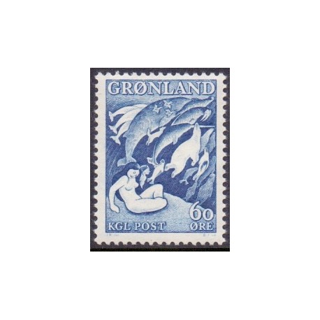 1956. Havets Moder. AFA nr. 39 postfrisk