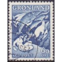 1956. Havets Moder. AFA nr. 39 stemplet