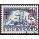 1958. 30+10/50 Øre. Tuberkulosefonden. AFA nr. 40 stemplet