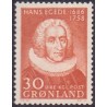 1958. 30 Øre. Hans Egede. AFA nr. 42 postfrisk