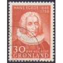 1958. 30 Øre. Hans Egede. AFA nr. 42 postfrisk
