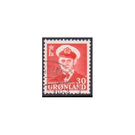 1959. 30 Øre. Frederik IX. AFA nr. 44 stemplet