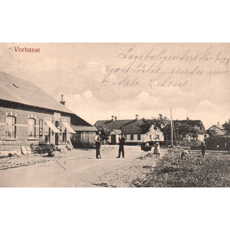 Vorbasse. Bymotiv, brugt (UPU)