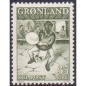1961. 35 Øre. Trommedanser. AFA nr. 46 postfrisk