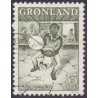 1961. 35 Øre. Trommedanser. AFA nr. 46 stemplet