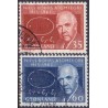 1963. 35-60 Øre. Niels Bohr AFA. nr. 62-3 stemplet