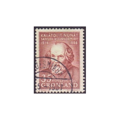 1964. 35 Øre. Kleinschmidt fødsel  (Cz. Slania) AFA. nr. 64 postfrisk