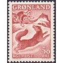 1966. 50 Øre. Drengen og Ræven (Cz. Slania) AFA. nr. 66 postfrisk