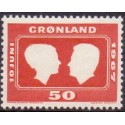 1967. 50 Øre. Prinsesse Margrethe (Cz. Slania) AFA. nr. 67 postfrisk