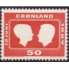 1967. 50 Øre. Prinsesse Margrethe (Cz. Slania) AFA. nr. 67 postfrisk