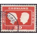 1967. 50 Øre. Prinsesse Margrethe (Cz. Slania) AFA. nr. 67 stemplet