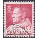 1968. 60 Øre. Kong Fred. IX AFA. nr. 69 stemplet