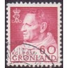1968. 60 Øre. Kong Fred. IX AFA. nr. 69 stemplet