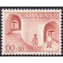 1968. 60+10 Øre. Børnesagen i Grønland (Cz. Slania) AFA. nr. 70 postfrisk