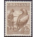 1969. 80 Øre. Pigen og Ørnen (Cz. Slania) AFA. nr. 73 postfrisk