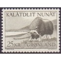 1969. 25 Kr. Moskusokse (Cz. Slania) AFA. nr. 74 postfrisk