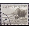 1969. 25 Kr. Moskusokse (Cz. Slania) AFA. nr. 74 stemplet