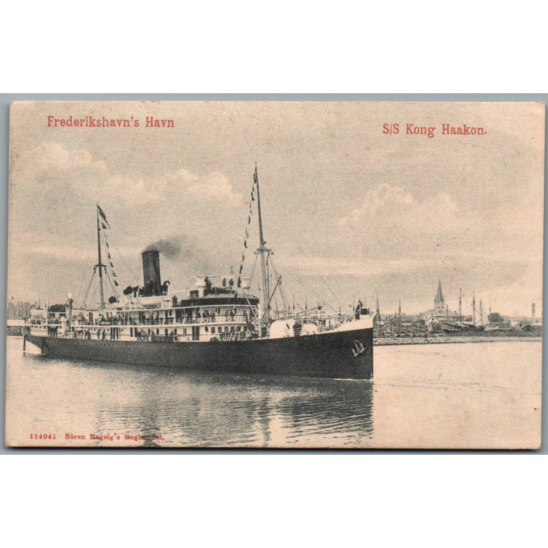 Frederikshavn. S/S Kong Haakon. Brugt