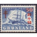 1958. 30+10/50 Øre. Tuberkulosefonden. AFA nr. 40 postfrisk