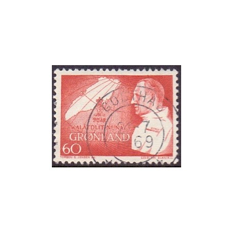 1969. 60 Øre. Kong Fred IX 70 årsdag (Cz. Slania) AFA. nr. 72 stemplet