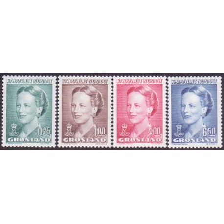 1990. 0,25-6,50 Kr. Dr. Margrethe (Cz. Slania) AFA nr. 201-04 postfrisk