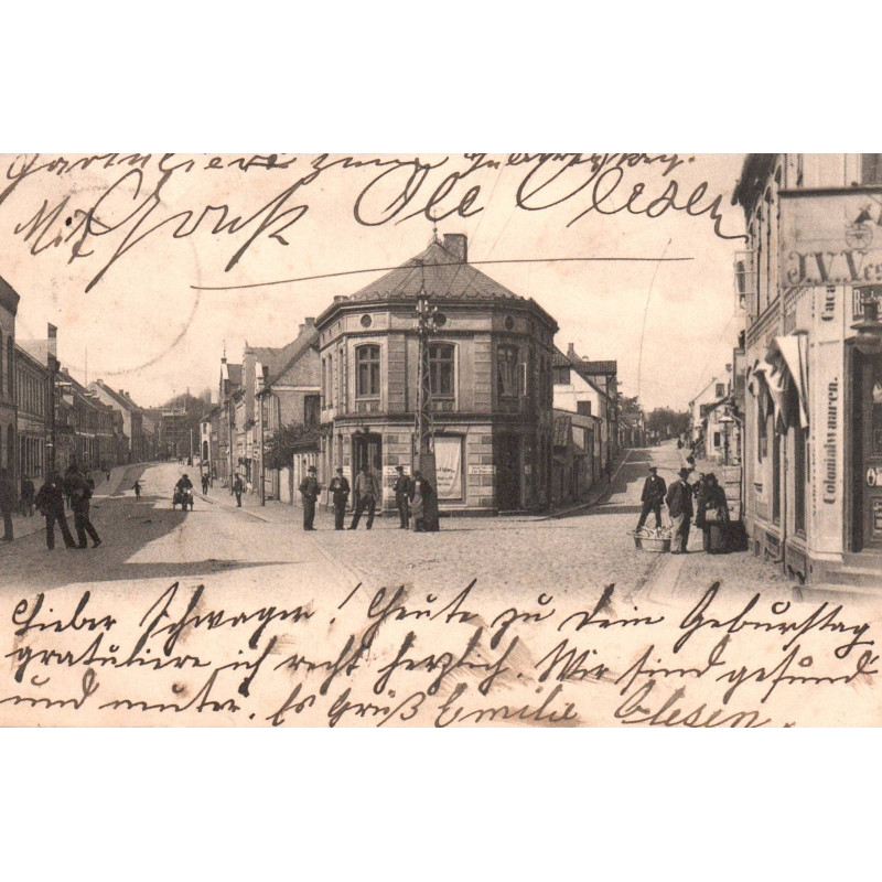Haderslev. Bymotiv. Brugt