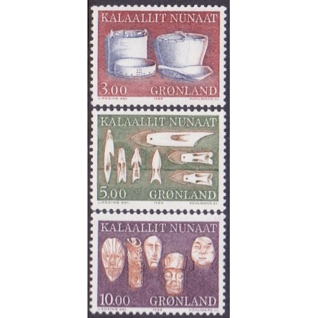 1988. 3,00-10 Kr. Etnografi . AFA nr. 186-8 postfrisk stemplet
