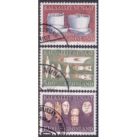 1988. 3,00-10 Kr. Etnografi . AFA nr. 186-8 postfrisk stemplet