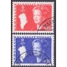 1989. 3,20 og 4,40 Kr. Slupperingsværdier,  AFA nr. 189-90 (Cz. Slania) stemplet