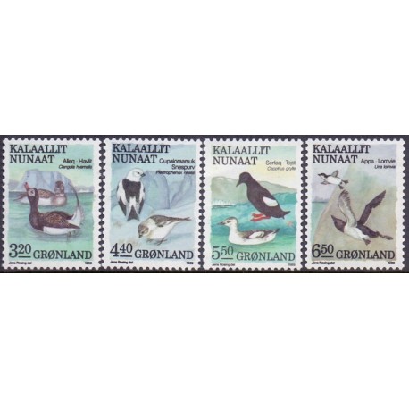 1989. Fugle III. AFA nr. 191-4 postfrisk