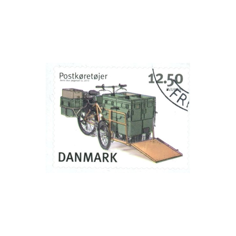 2013. Postkøretøjer. AFA nr. 1741  postfrisk   Stemplet FDC