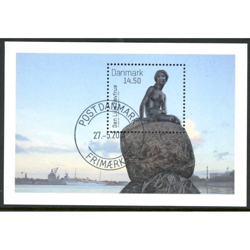 2013. Den lille Havfrue. AFA nr. 1744A, i  postfrisk miniark  Stemplet FDC