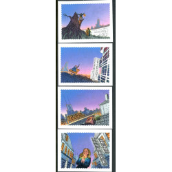 2013. H.C. Andersen. AFA nr. 1751-54  postfrisk  Stemplet FDC