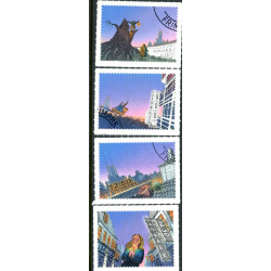 2013. H.C. Andersen. AFA nr. 1751-54  postfrisk  Stemplet FDC