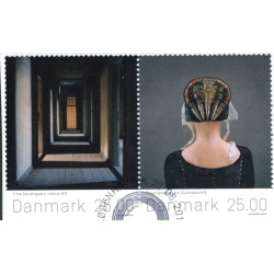 2016. Frimærkekunst, AFA nr. 1867-68A, postfrisk Stemplet FDC