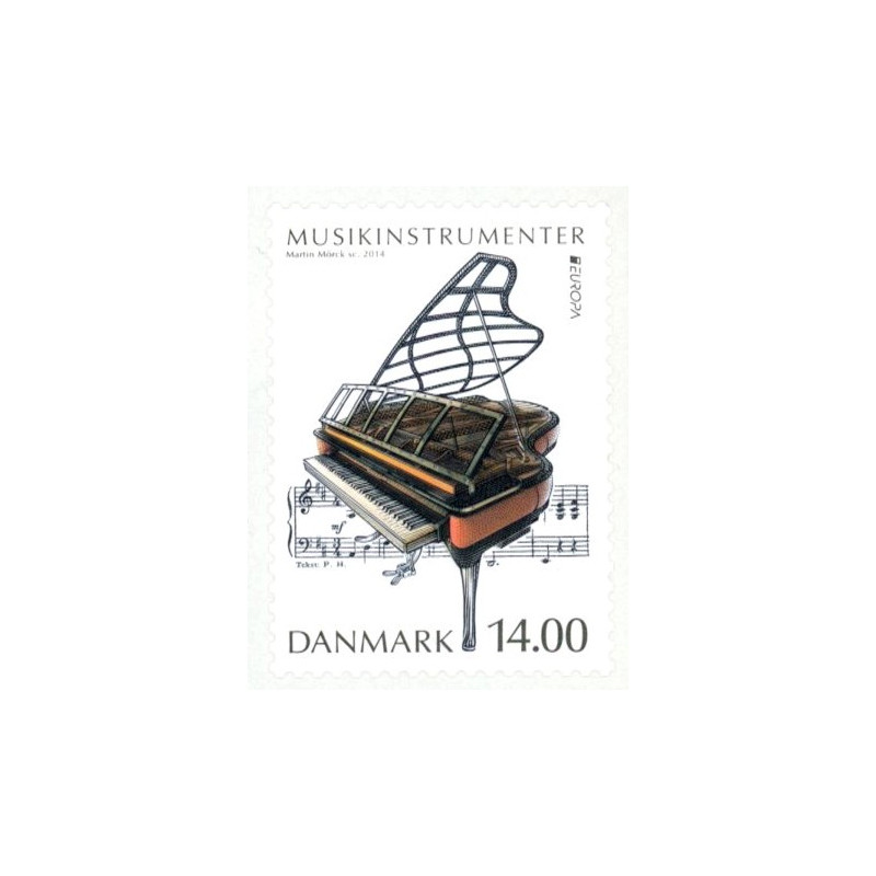 2014. Musikinstrumenter. PH-Flyglet. AFA nr. 1769 postfrisk   Stemplet FDC