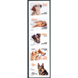 2019. Min Hund. AFA nr. 1973-77 ** (o) Stemplet FDC
