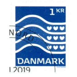 2019. Dagligmærke. AFA nr. 1955 ** (o) Stemplet FDC