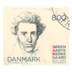 2013. Søren Kirkegaard 200 år. AFA nr. 1740  postfrisk   Stemplet FDC