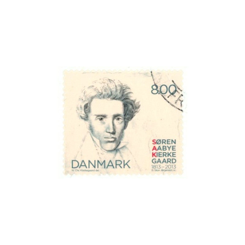 2013. Søren Kirkegaard 200 år. AFA nr. 1740  postfrisk   Stemplet FDC