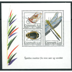 2003. Indsekter, Miniark med variant: Mgl. sort farve i siv. AFA nr. 1355x **              Stemplet FDC