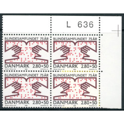 1986. Dansk Blindesamfund. AFA nr. 853y **  FDC (o)